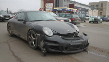 &bdquo;Porsche&ldquo; ir &bdquo;Audi&ldquo; avarija Panevėžyje
