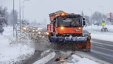 Sniego valytuvas Vilniuje
