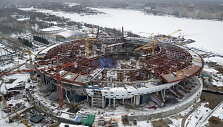 Jau de&scaron;imt metų Sankt Peterburge statomas &bdquo;Zenit&ldquo; stadionas &ndash; jame taip pat vyks 2018-ųjų pasaulio čempionato mačai