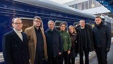 Lietuvos, Estijos, Islandijos, Latvijos, Norvegijos, Suomijos ir &Scaron;vedijos užsienio reikalų ministrai Ukrainoje