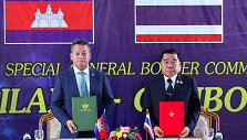 Tailando ir Kambodžos atstovai  / AGENCE KAMPUCHEA PRESSE (AKP) / AFP
