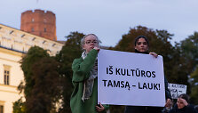 Meninė akcija &bdquo;I&scaron; kultūros tamsą &ndash; lauk&rdquo;