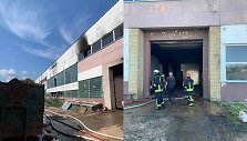 Gaisras įmonės &bdquo;Torgita&ldquo; padangų sandėlyje