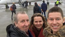 Rimvydas &Scaron;irvinskas-Makalius su seneliu Jonu ir teta Zita