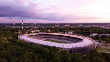 Baigiamas rekonstruoti Kauno stadionas i&scaron; pauk&scaron;čio skrydžio