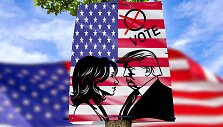 Kamala Harris ir Donaldas Trumpas