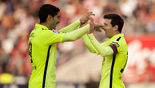 Luisas Suarezas ir Lionelis Messi