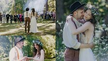Gyčio Laskovo ir Eglės Grigaliūnaitės vestuvių akimirka