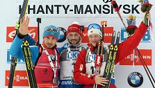 I&scaron; kairės: Antonas &Scaron;ipulinas, Jakovas Fakas ir Tarjei Boe