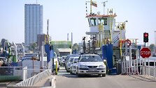 Pirmadienis prie perkėlos į Kur&scaron;ių neriją