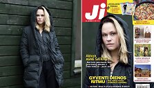 Agnė &Scaron;ataitė ir žurnalo JI Nr.45