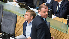 Saulius Skvernelis ir Ramūnas Karbauskis