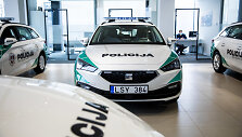 Pristatyti nauji tarnybiniai policijos automobiliai