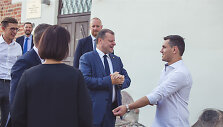 Justinas Jankevičius ir Saulius Skvernelis