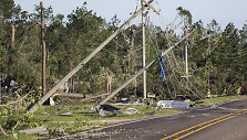 Tornado padariniai Teksase
