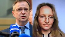 Vladimiras Medinskis ir Jekaterina Tichonova