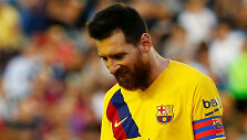 &bdquo;Levante&ldquo; futbolininkai 3:1 įveikė &bdquo;Barcelona&ldquo; ekipą su L.Messi prie&scaron;akyje.