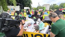 Konteinerio krata Kaune: paai&scaron;kėjo, ar kauniečiai moka rū&scaron;iuoti plastiką