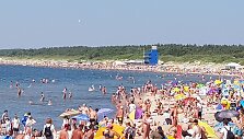 An&scaron;laginis savaitgalis Palangoje &ndash; sulaukta gausybės poilsiautojų.