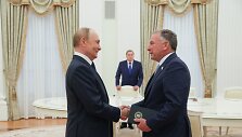 Vladimiras Putinas ir Steve'as Witkoffas / Gavriil Grigorov / ZUMAPRESS.com
