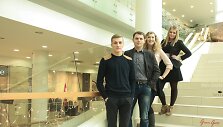 Eylean Board komanda. I&scaron; kairės į de&scaron;inę Vidas Vasiliauskas, Evaldas Bieliūnas, Dovilė Misevičiūtė, Kamilė Vitaitė.