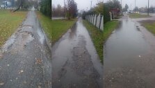 Nepraeinami Vandžiogalos gatvės Kaune &scaron;aligatviai