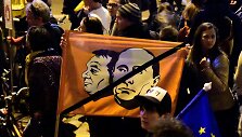 Vengrijoje surengtas didelis protestas dėl G.Soroso universiteto įstatymo
