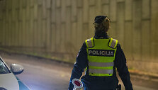 Akimirka i&scaron; vykusio policijos reido