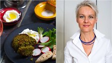 Nida Degutienė ir jos gaminti sveikesni falafeliai