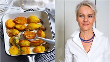 Nida Degutienė ir jos keptos &bdquo;su&scaron;ukuotos&ldquo; bulvės