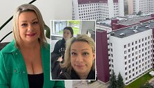 Rūta Luko&scaron;evičiūtė-Daudienė su dukra Lėja, Santaros klinikos