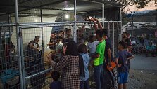 Migrantų stovykla Graikijoje