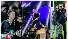 &bdquo;Franz Ferdinand&ldquo; koncerto akimirka; Marijonas Mikutavičius su Ieva Daugirdaite ir sūnumi