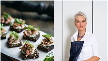 Nida Degutienė ir jos ruo&scaron;ti vieno kąsnio užkandžiai