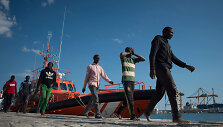 I&scaron;gelbėti migrantai