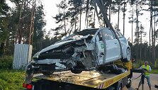Juliaus Skirmanto &bdquo;Honda Civic&ldquo; po avarijos