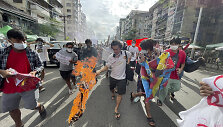 Protestas Mianmare