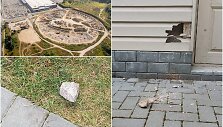 Vilnietės pavie&scaron;intos nuolaužos, jos manymu, atskriejusios kelis &scaron;imtus metrų i&scaron; stadiono sprogdinimo vietos.