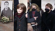 Gaspardo Ullielio laidotuvės: sūnus Orso, L&eacute;a Seydoux, Catherine Deneuve