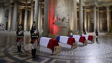 Paryžiaus Panteone perlaidoti keturi prancūzų pasiprie&scaron;inimo naciams didvyriai