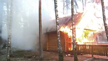 &Scaron;ilutės rajone degė pirtis