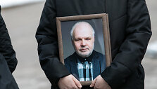Atsisveikinimas su aktoriumi Mindaugu Jusčiumi
