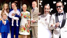 Rimando Stonio ir Rasos Stonienės dukros krik&scaron;to tėvais tapo Viktorija Siegel-Suodaitė ir Laurynas Suodaitis