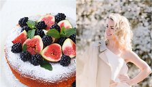 Liucina Rimgailė ir jos keptas rikotos sūrio pyragas