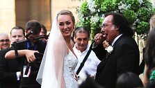 Cristel Carrisi su tėvu Al Bano
