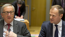 Jeanas-Claude'as Junckeris ir Donaldas Tuskas