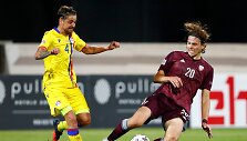 Latvijos futbolininkas Robertas Uldrikis