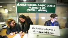 I&scaron;ankstinis balsavimas Vilniaus miesto savivaldybėje ketvirtadienio vakarą