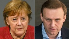 Angela Merkel ir Aleksejus Navalnas