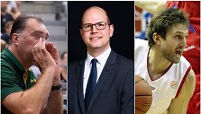 A.Zagklis (viduryje) pažįstamas su A.Macijausku (de&scaron;inėje), o dabar laukia pažinties su A.Saboniu.